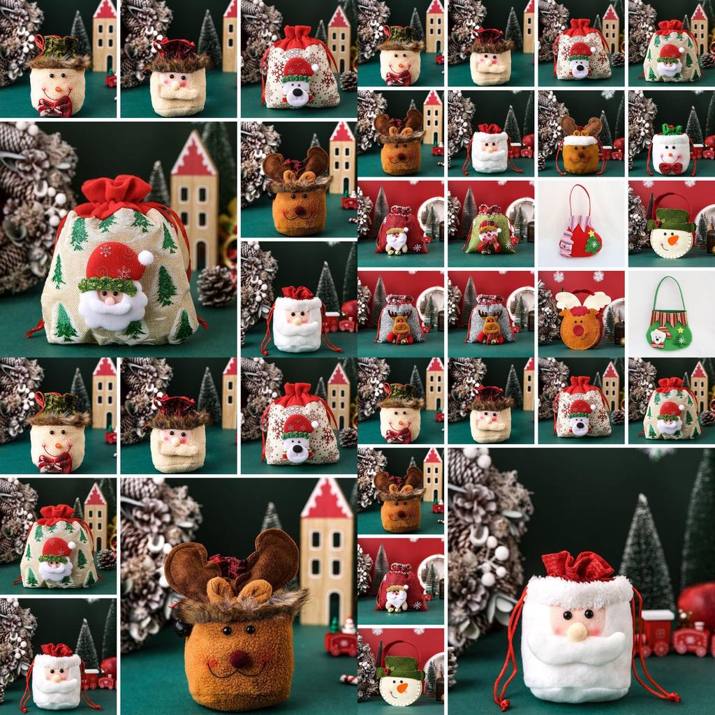 Adorable Christmas Apple Bags For Festive Decoration And Gift Wrapping For Kids
