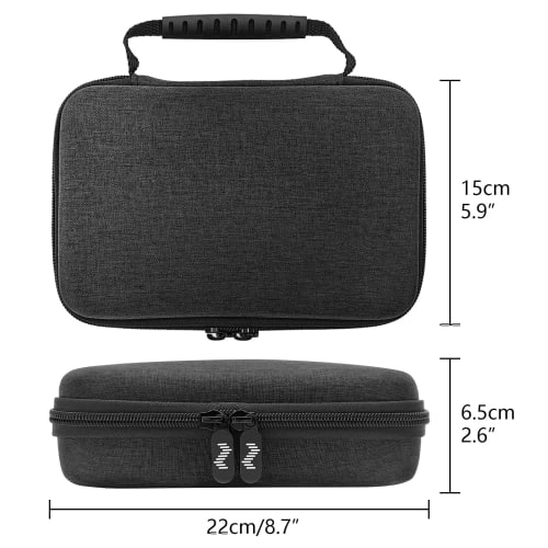 Musiin Travel Case for Focus Scarlett 2i2 4th Generation Audio Interface, Hard Shell Perfect Match 2i2 Protective Travel Carrying Bag (Gray)