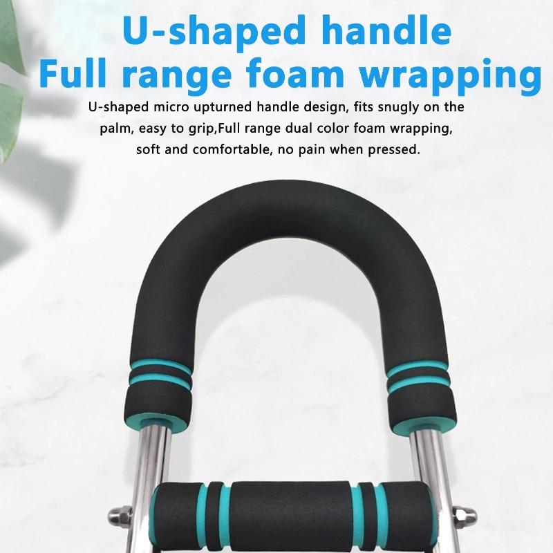 40KG u shape Hand Gripper Strengths Twister Arm Trainer Power Twister Bar Fitness Equipment for Men and Women Home Workout