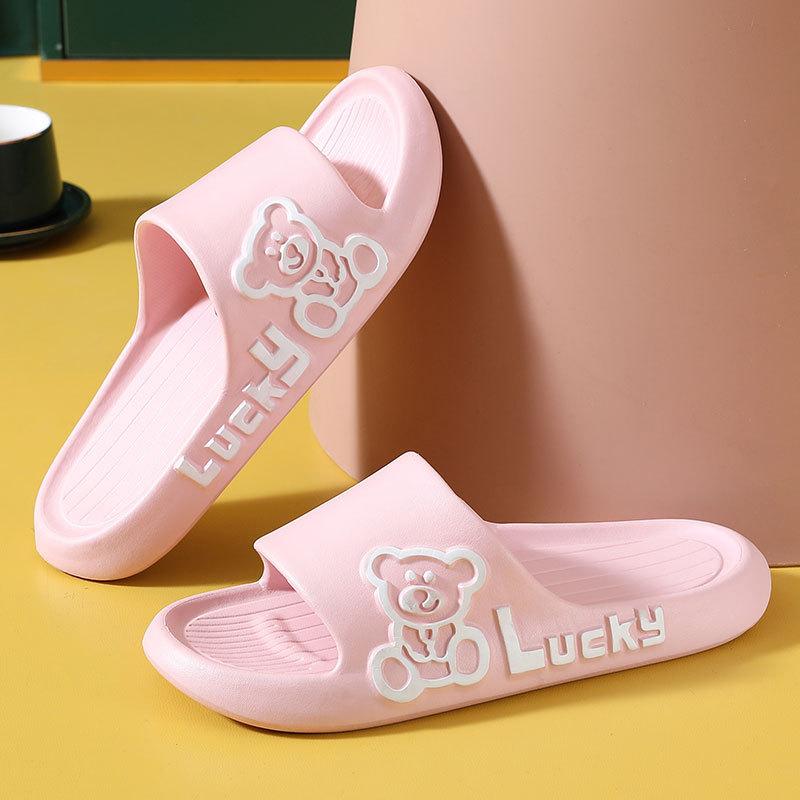 EVA Slippers Couple Summer Home Thick Soft Bottom Sandals Men and Women Indoor Bathing Anti-slip Slippers