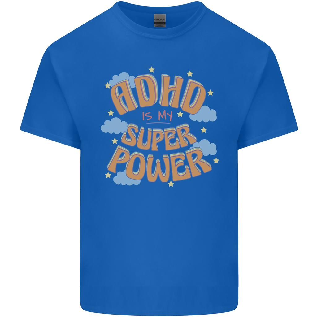 ADHD Is My Superpower Unisexs Light Cotton TShirt