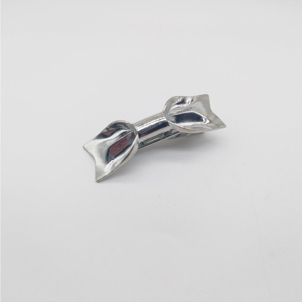 3pcs Metal Cutout Hair Clip Duck Beak Clip Square Clip Pearl Clip Diy Hair Accessories