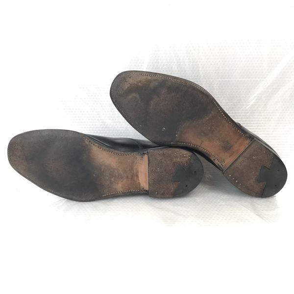 Vintage 80s-90s Old Logo Alden 923 Straight Tip Shoes Size 12D 29.5-30.0 Black(USED)