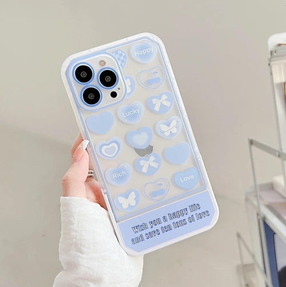 Neviditelný stojánek pouzdro na telefon pro iPhone 15 Pro Max pouzdro iPhone 11 14 12 13 Pro Max XR XS 7 8 Plus SE Měkký nárazuvzdorný kryt