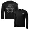 Mens Quick-Dry UV Protection Fishing T-Shirt Long Sleeve Round Neck Summer Outdoor Angling Sports