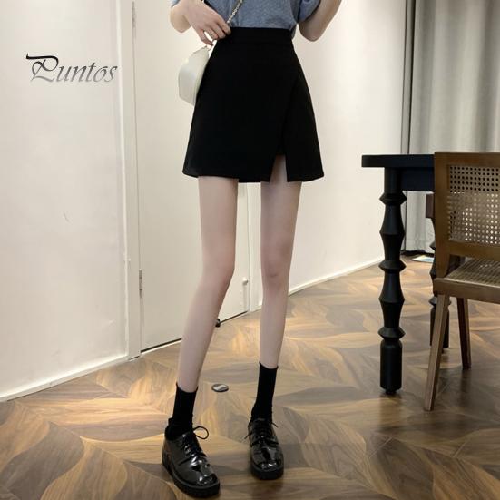 

Elegant Slim Fit Machine Washable Summer Skirt Summer Short Dating Skirt Women Clothes M чёрный