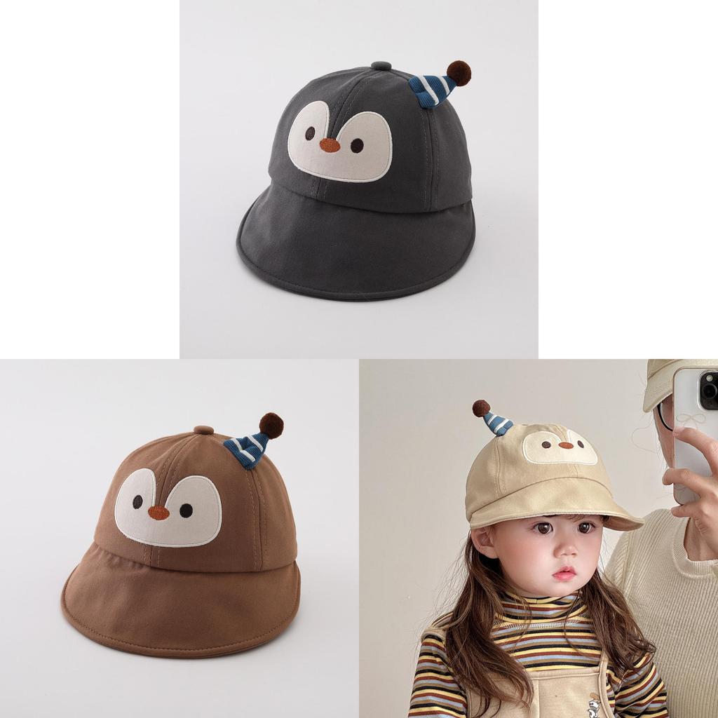 Childrens Cute Cartoon Fisherman Hat With Uv Protection For Outdoor Play