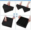 24Grids Fabric Foldable Storage Box for Sock, Underwear, Tie and Sock, Belt Storage Box Foldable Storage Box, Sock Underwear Organizer Dividers