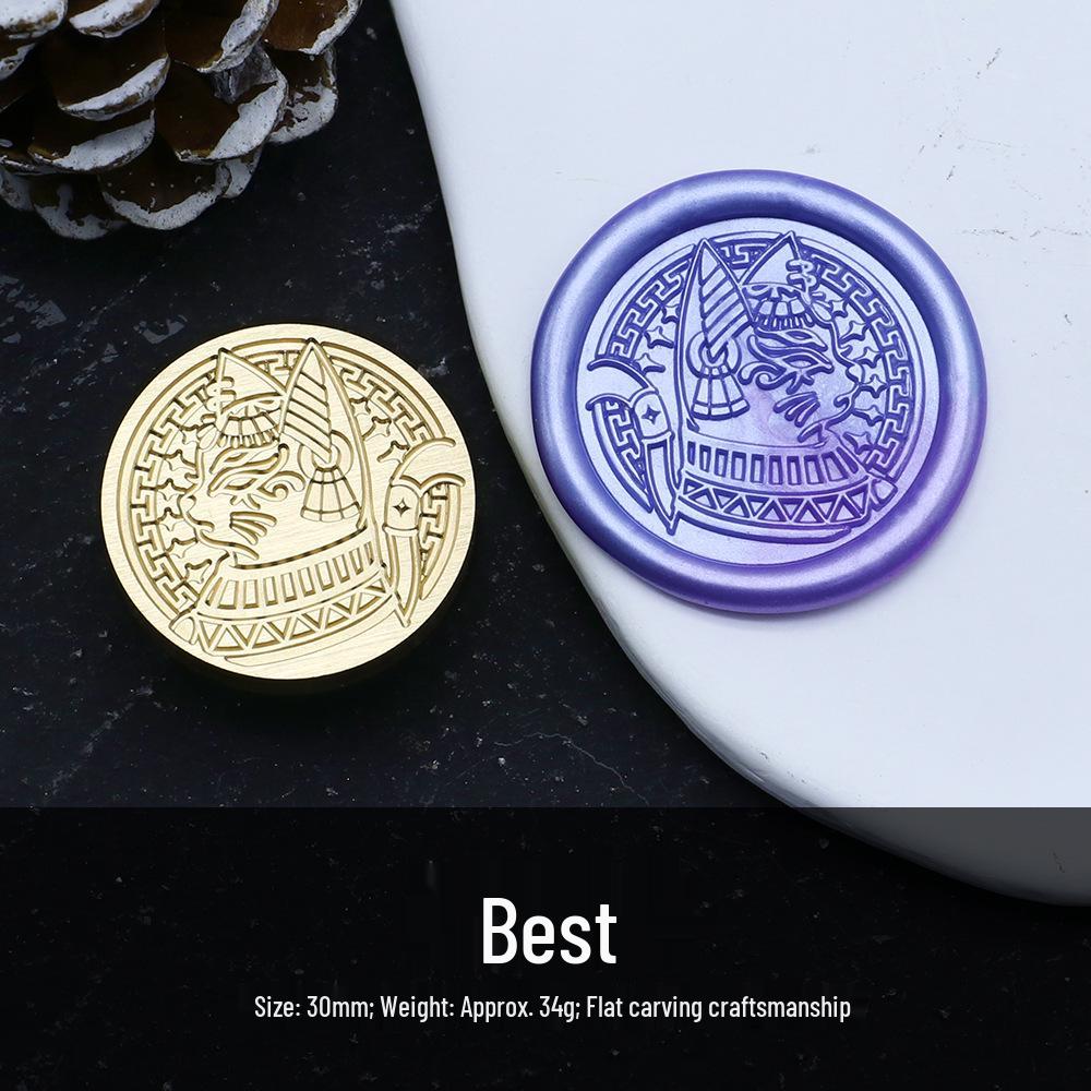 Western Fantasy Series Wax Seal Stamp - Ancient Greek Mythology Copper Head