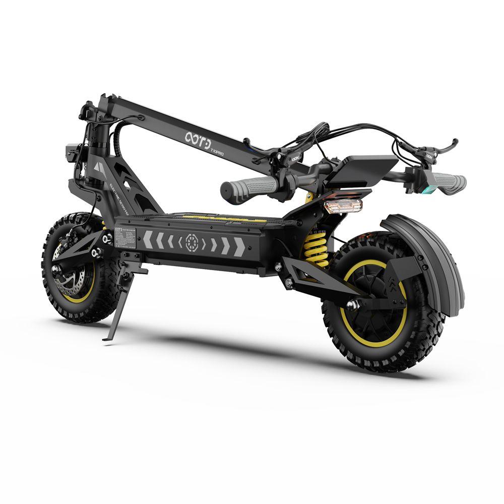 OOTD T10 Pro Patinete Elétrico Dobrável 11" Motor 2600W Freio Hidráulico 52V 23.4AH Suspensão Completa Patinete Elétrico para Adultos Preto