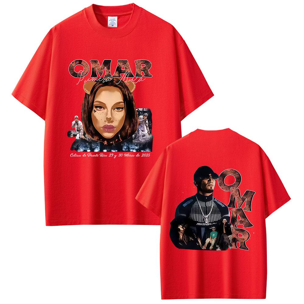 Rapper Omar Courtz Primera Musa T Shirt Men Women Hip Hop Fashion Street Vintage Tshirt Mens Casual Cotton Crewneck Tshirts