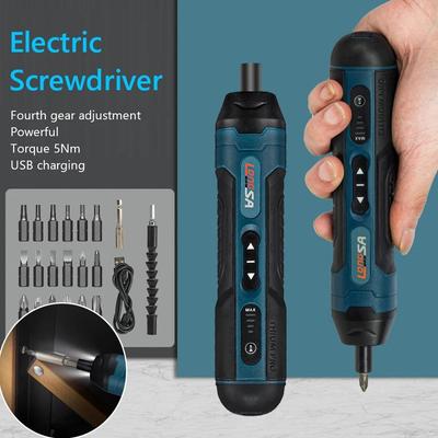 3.6V Cordless Electric Screwdriver Rechargeable Mini Drill Portable Home Appliance Maintenance Power Tools Set