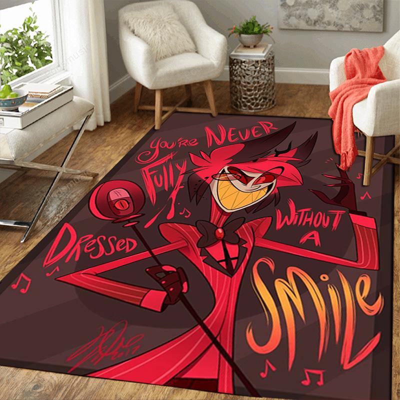 Hazbin Hotel Rug Floor Mat for Living Room or Bedroom Soft and Comfortable Carpet a Gift for Birthday and Holiday.NFF0928350