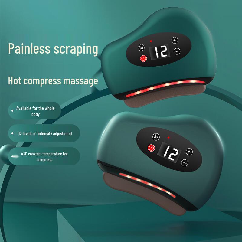 Yingjiu GS-01 Gua Sha-Massagegerät aus rotem Bian-Stein