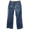 Dsquared2 Made In Italy Wide Denim Pants 40 Jeans Painted Vintage Finish Women Used