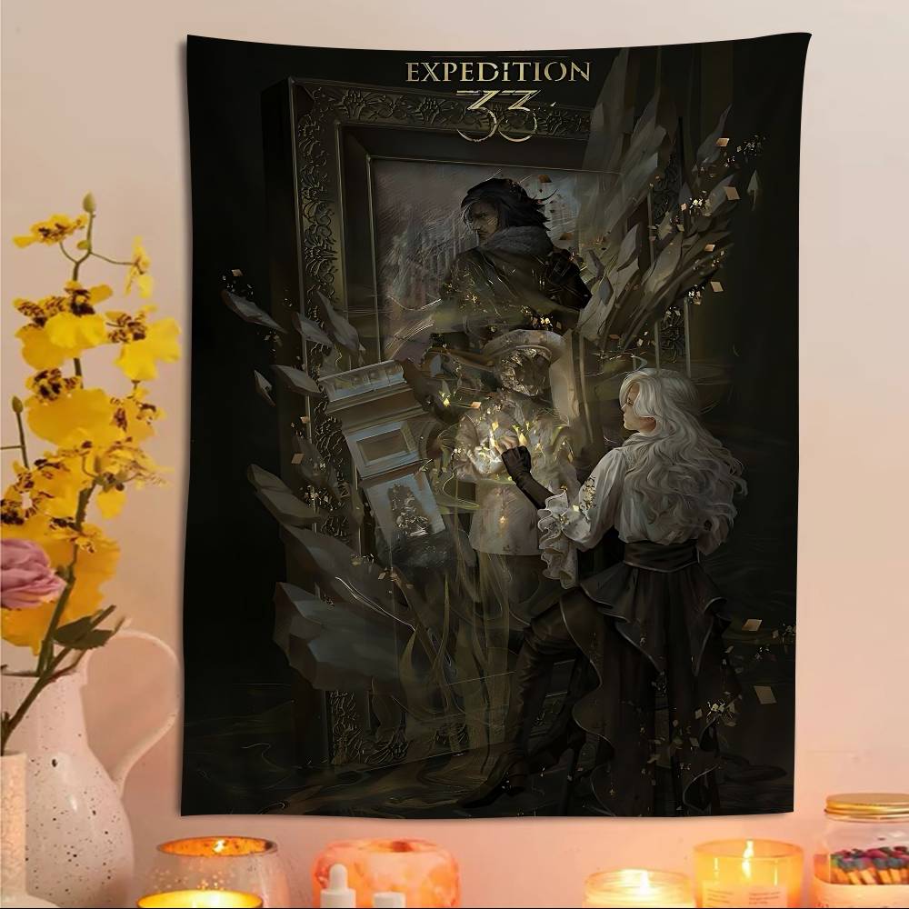 

C-Clair O-Obscur E-Expedition 33 Colorful Tapestry Hippie Wall Hanging Bohemian Wall Tapestries Mandala Wall Hanging Sheets 60x110 cm