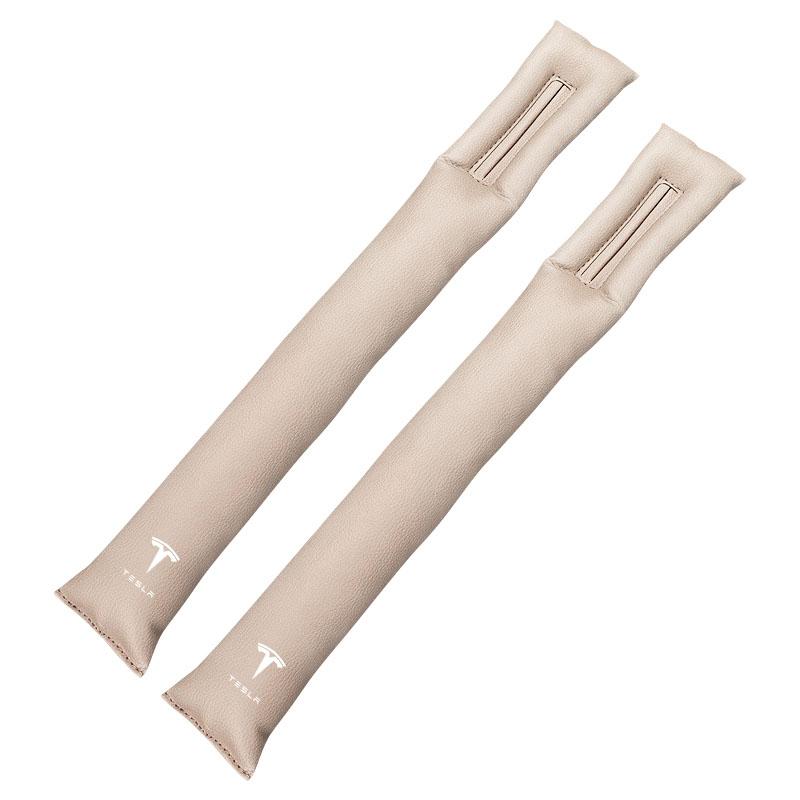 

2pcs Car Seat Gap Filler Side Seam Plug Strip Leak-proof Filling Strip For Tesla Model S Model X Model Y Cybertruck Model 3 Model Y BEIGE