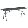 Portable HDPE Folding Outdoor Table with Chairs – Rectangular for Dining, Study, or Exhibitions