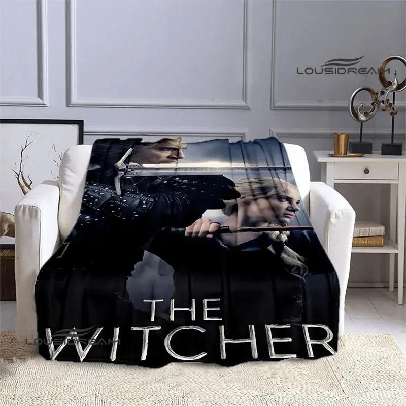 W-Witcher game Printing blanket Flange Warm blanket picnic blanket Home travel blanket bed linings Birthday Gift picnic blanket