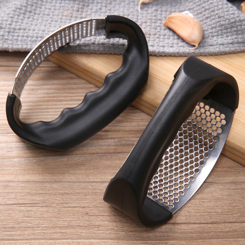 Stainless Steel Garlic Press and Masher for Kitchen Use