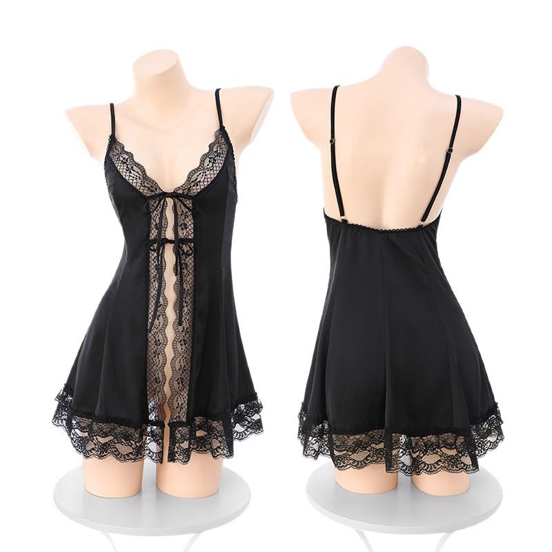 Wantonly Provoke Love, Open Chest Before Lacing, Nightdress, Erotic Underwear, Sexy Pure Desire Perspective
