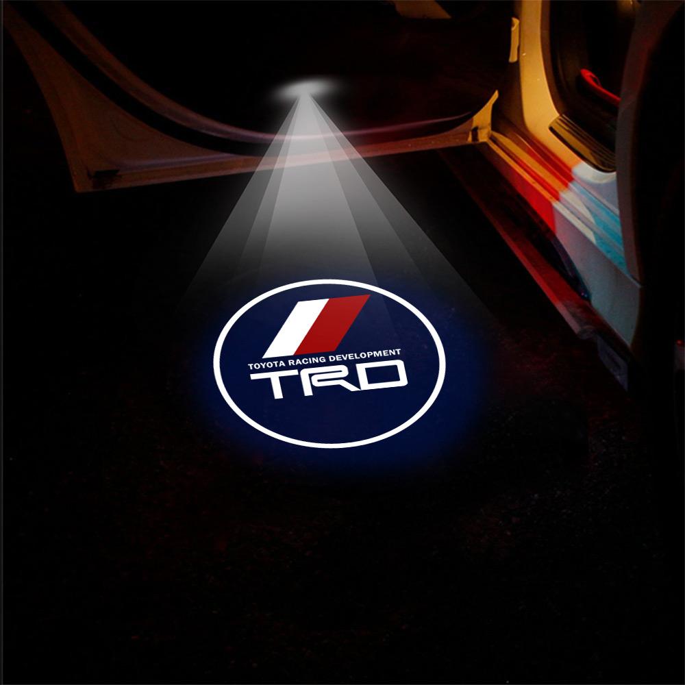 

1/2Pcs Car Door Welcome Light Led HD Projector Lamp Courtesy Lights For Toyota TRD Corolla Aygo Camry Yaris Rav4 Hilux Land GR 1PCS