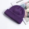 Men's Trendy Autumn and Winter Warm Melon Cap Student's Fashion Cuffed Hipster Beanie Women's Solid Knitte… More