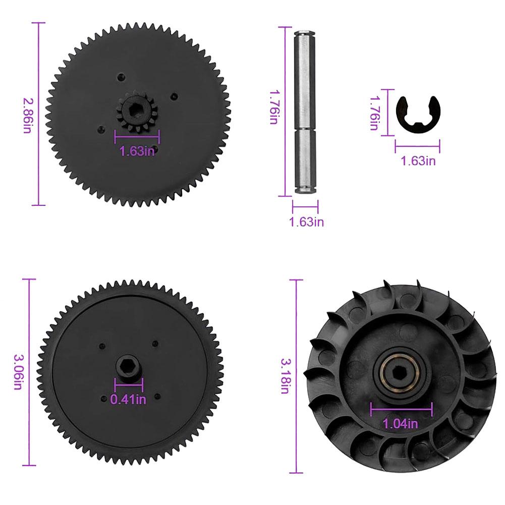 Turbine Bearing Replacement Drive Train Gear Kit Robust Material Construction Seamless Operation Replacement Parts