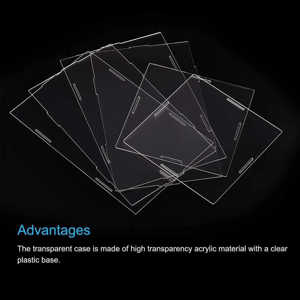 Large Transparent Acrylic Display Case,Figures Display Box Countertop Organizer Dustproof Showcase for Collectibles Home Storage