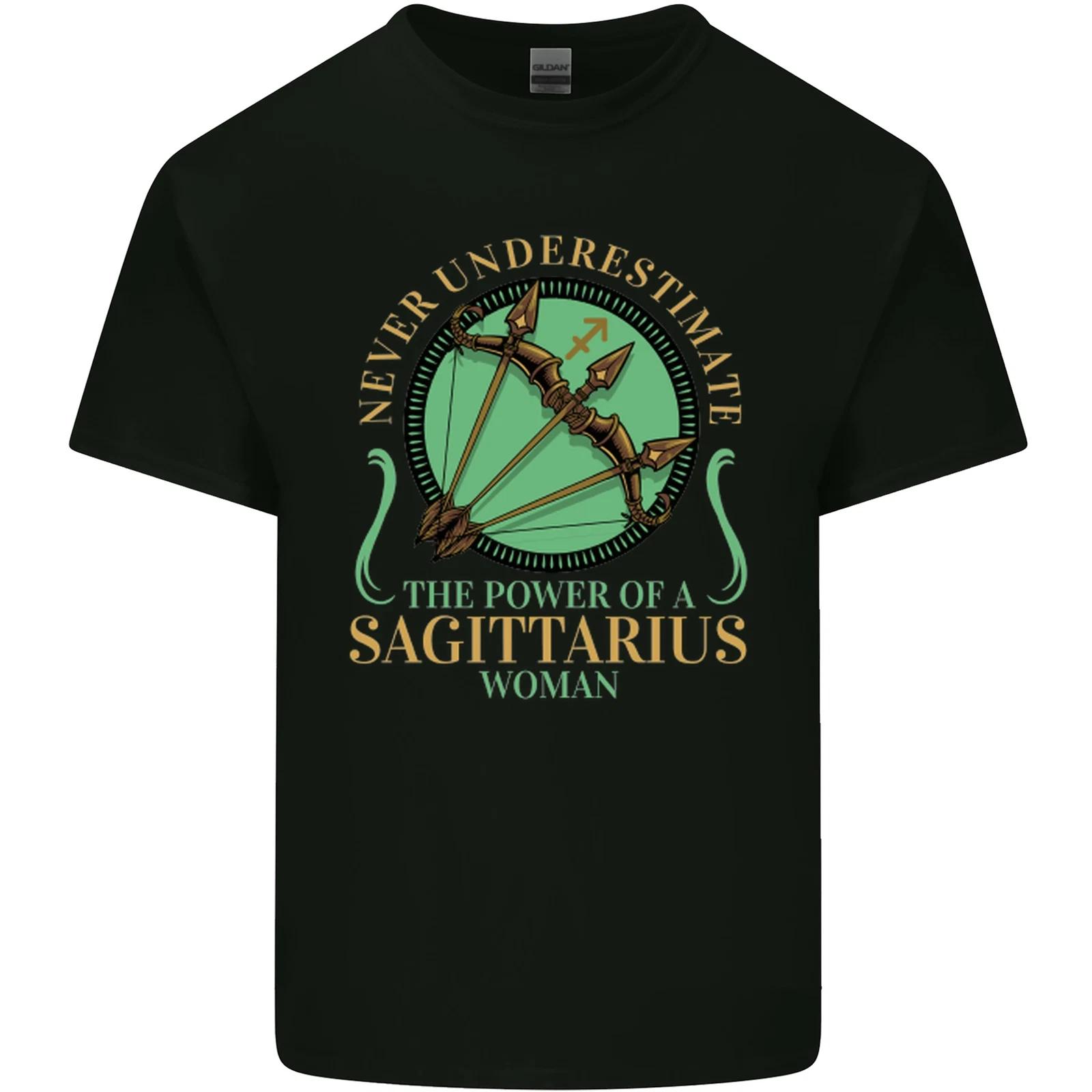 The Power of Sagittarius Woman Star Sign Kids T-Shirt Childrens S