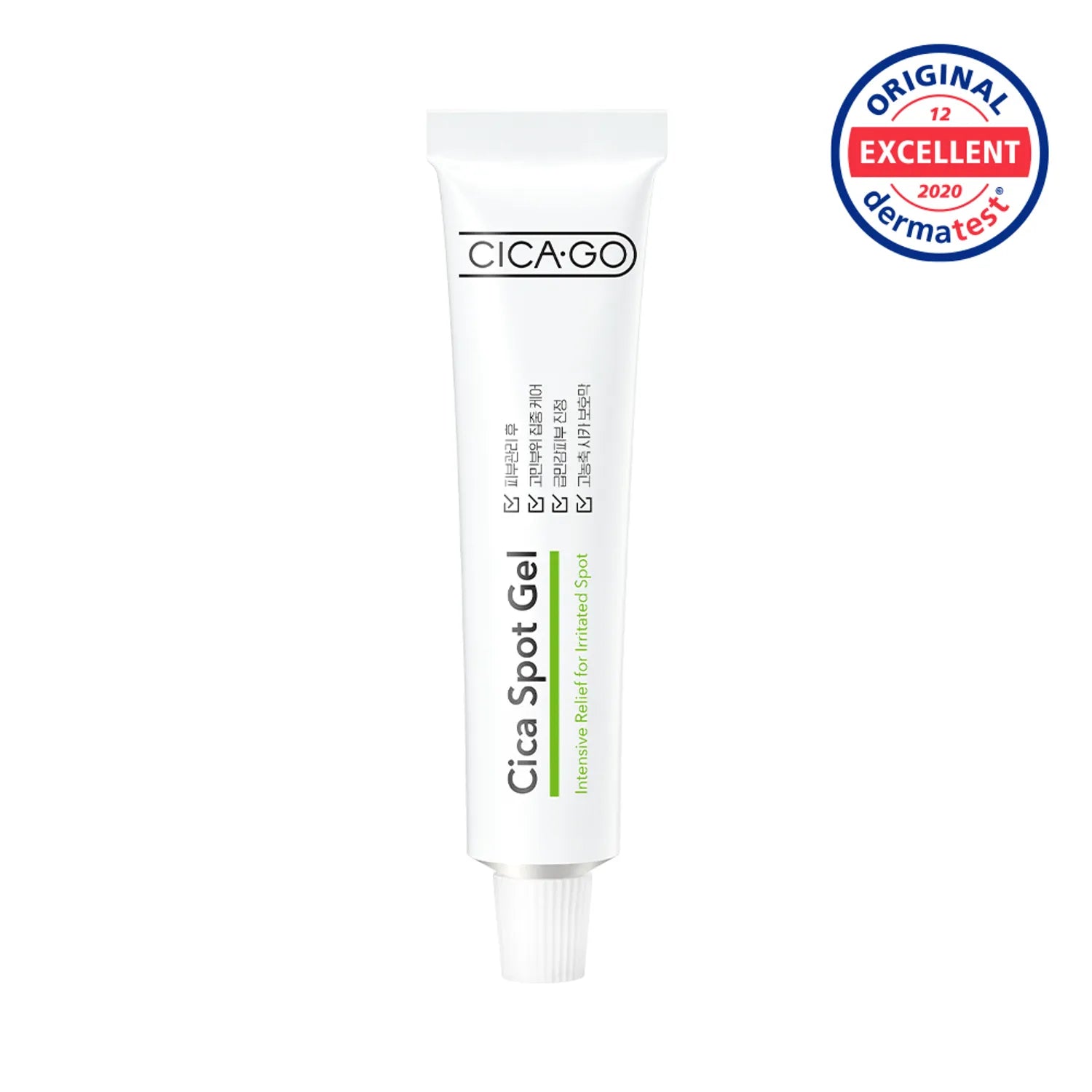 

CICA GO Cica Spot Gel 25g Soothing Gel for Sensitive & Irritated Skin, Fast-Acting Relief, Blemish & Pimple Spot Treatment for Face 1ea