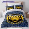 Amazonas FC Logo Muster Bettwäsche Set Bettbezug Kissenbezug Heimdeko Geschenk (1 Bettbezug + 2 Kissenbezüge, ohne Füllung)