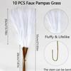 Nordic Bohemian Pampas Grass: 55cm Artificial Cattail & Preserved Flowers