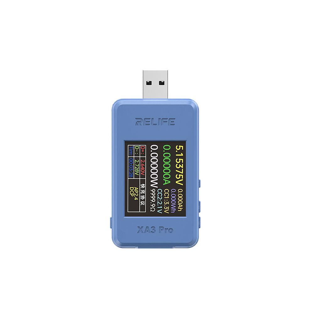 

XA3 Pro USB Smart Tester Supports PD/QC2.0/QC3.0 Fast Charging 6.5A High Current Tester Mobile Phone Repair Tools