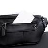 Leather Waist Bag for Men Casual Crossbody Fanny Pack with Adjustable Belt