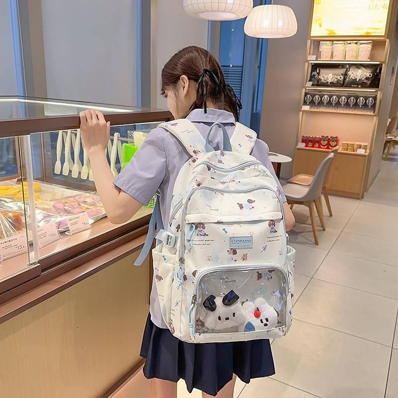 Schoolbag high value Mori small fresh backpack sweet cute girl backpack junior high school college student spine bag