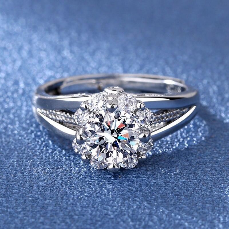 S925 Silver Plated Luxury New Princess Crown Inlaid Zircon Fashion Women 'S Ring Valentine 'S Day Gift Jewelry Wholesale