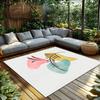 Abstract Area Rug Modern Geometric Carpet Living Room Decor Floor Mat Home Accent Non-Slip Washable Indoor Outdoor Rugs