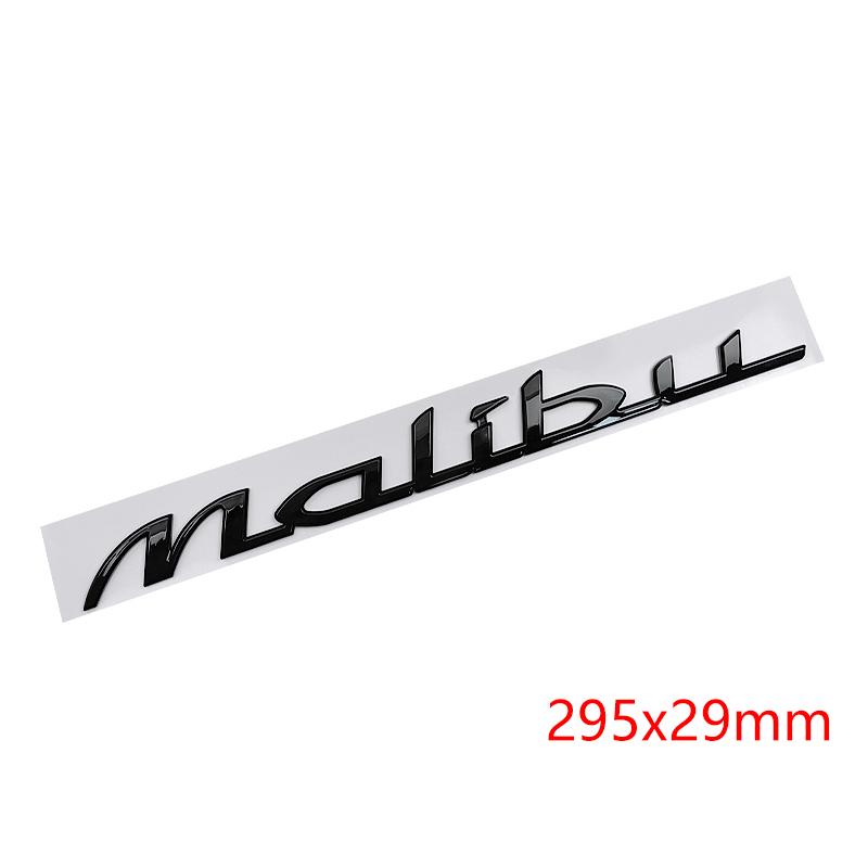 Modified Car Sticker for Chevrolet Malibu Letter ABS Side Fender Rear Trunk Emblem Replaced Decoration Auto Exterior Accessories