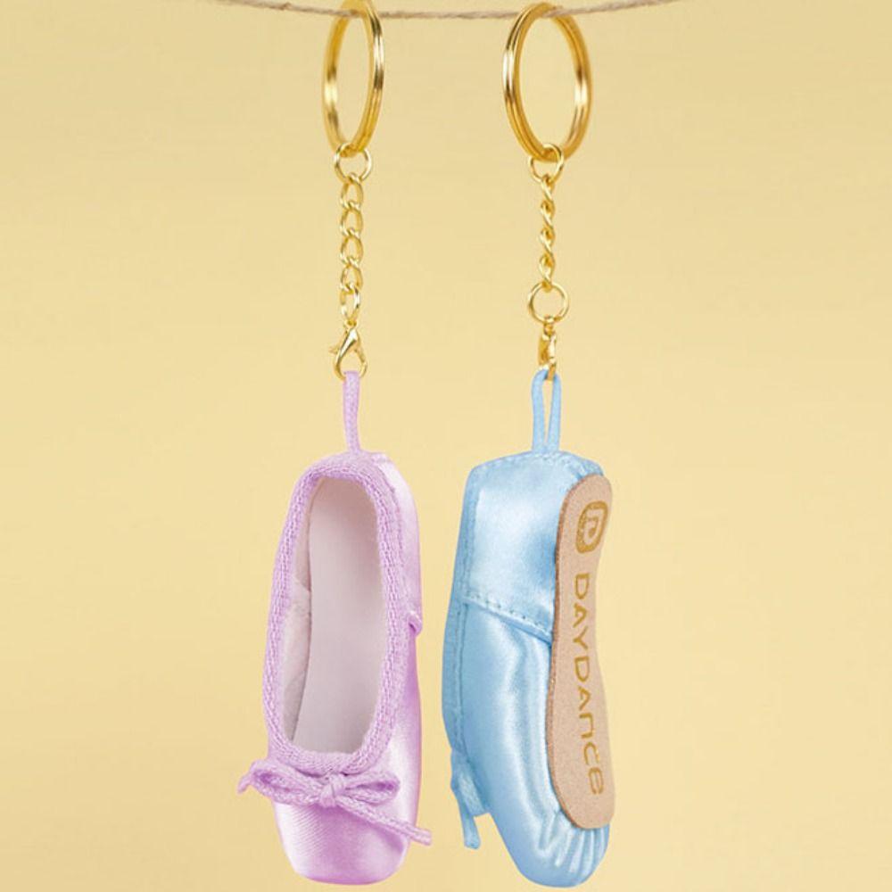 Pointe Shoe Pointe Shoes Keyrings Satin Ballet Shoe Keychain  Bag Penddant