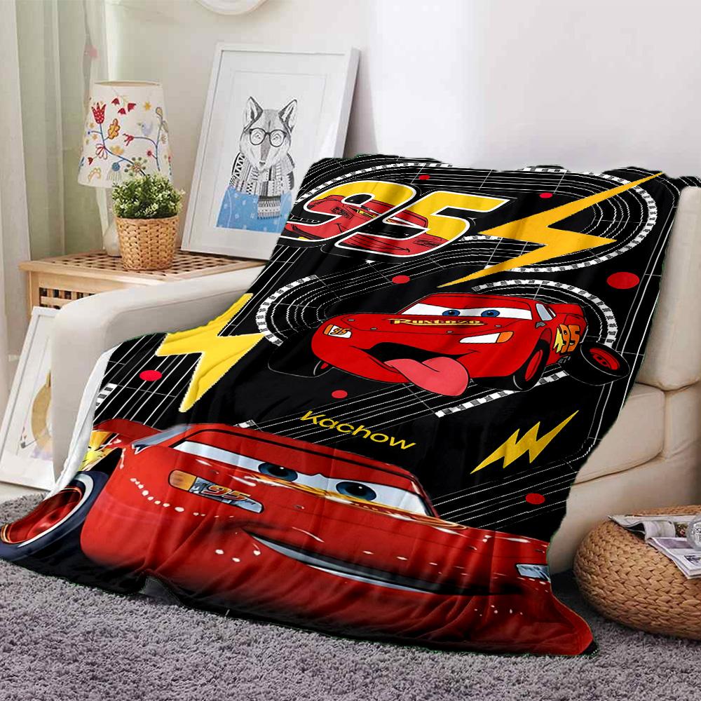 1pc Mcqueen Flannel Blanket,Ultra Soft Warm Plush Throw for Home Bedroom Bed Sofa Cover Camping Picnic gift Y71713