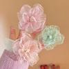 New Sweet Mesh Flower Hair Clip Women Girls Side Section Bangs Hairpin Seaside Vacation Photo Hair Accessories