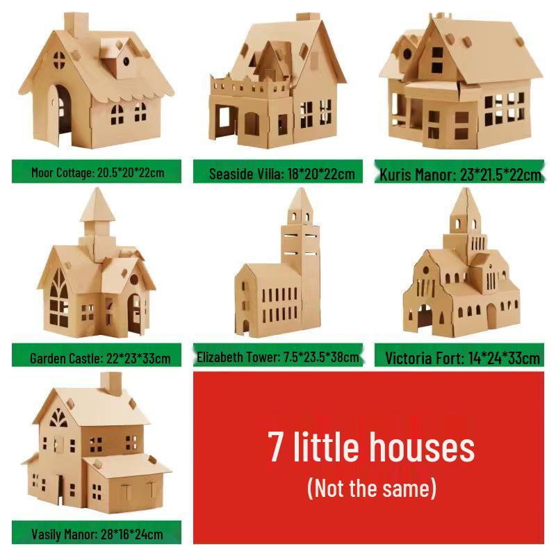 

Креативная бумажная коробка для граффити ручной работы для художественных занятий в детском саду - Экологичный набор для творчества с бесплатной доставкой