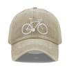 Soft Top Washed Cotton Women's Baseball Cap For Men's Fashion Bicycle Embroidery Dad Hat Sport Golf Caps Hats