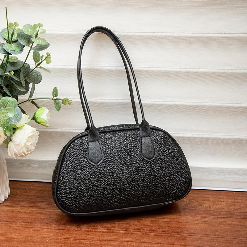 New handbag lychee pattern simple and fashionable shoulder women's bag mobile phone bag