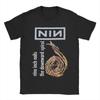 Nine Inch Nails NIN Album Męski Damski T-shirt The Downward Spiral Koszulka Nowość Krótki Rękaw Koszulki Bawełna Pomysł na Prezent Góry