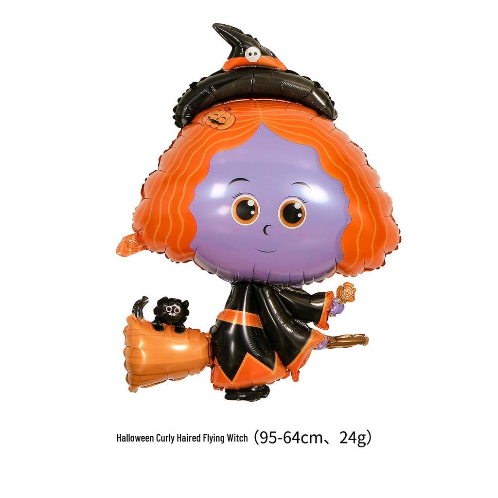 Aluminum Foil Balloons: Halloween Decorations with Ghosts, Skeletons, Pumpkins, and Bats