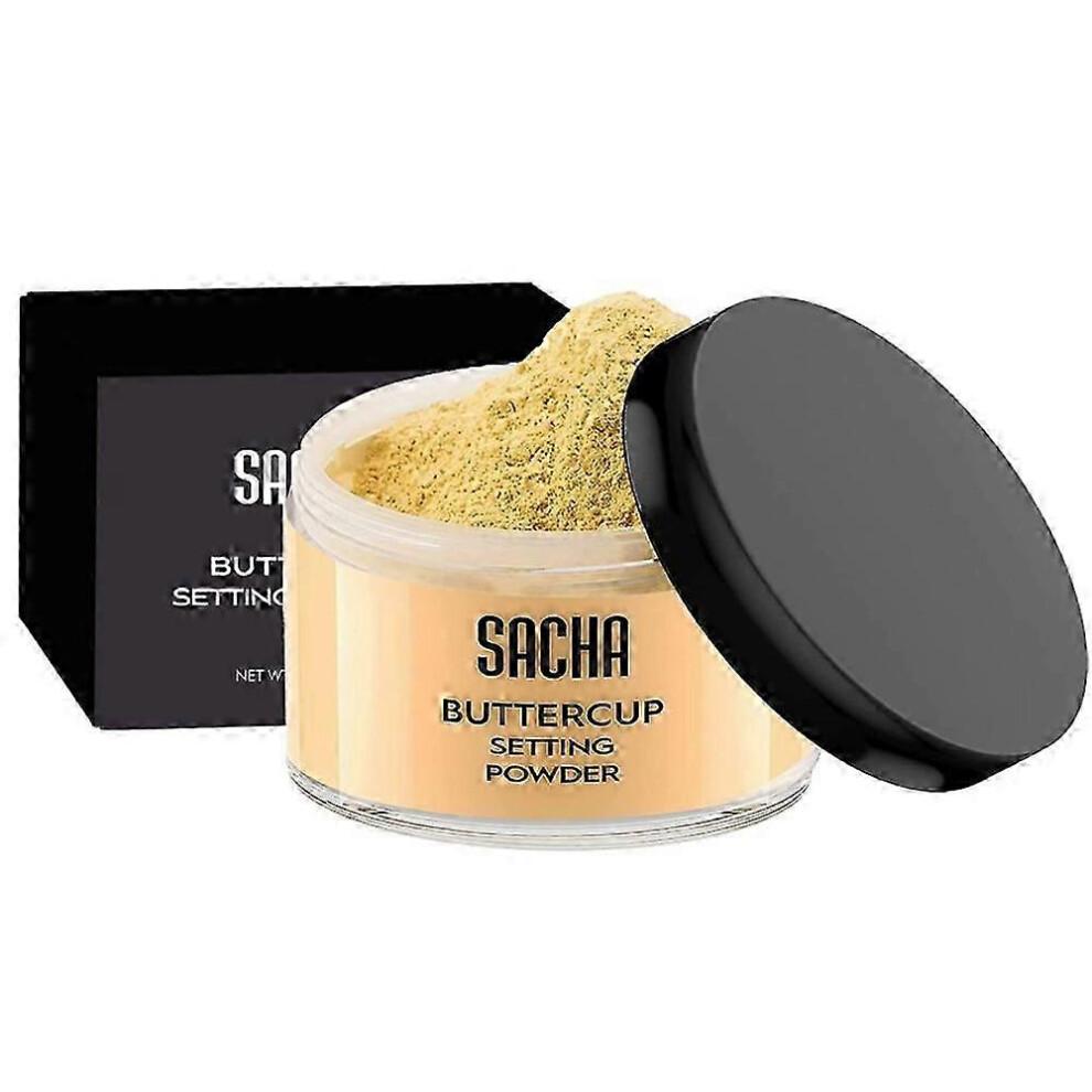 Neues Sacha Buttercup Setting Powder - Fein gemahlen und Blitz-freundlich bogo