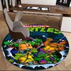 Teenage Mutant Ninja Turtles,TMNT Chair Mat Round Rug Office Carpet, Machine Washable, Non Slip, Suitable for Living Rooms, Bedrooms