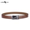 Wysokiej Jakości Męski Pasek Automatyczna Klamra Prawdziwa Skóra Bydlęca Prosty Casualowy Biznesowy Uniwersalny Pasek Męski do Spodni